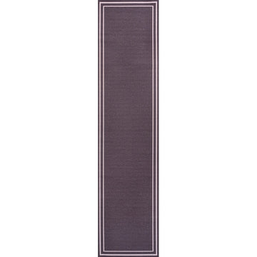 Sloane Classic 2-stripe Border Washable Area Rug